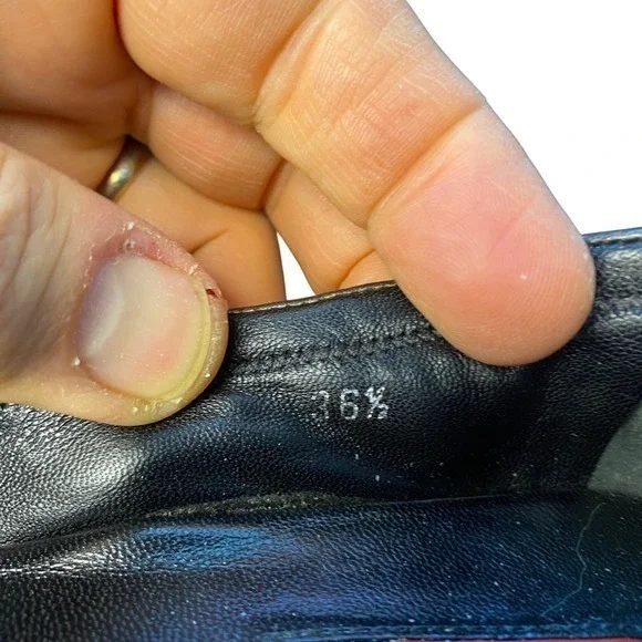 Prada Metallic Bronze Ruched Leather Stiletto Heels Women's Shoes Size 6.5 - Picture 12 of 14